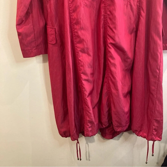 GODSKE Sz 42 Drawstrings Bottom and Waist  Pockets Lined Lagenlook Raincoat - Picture 9 of 11